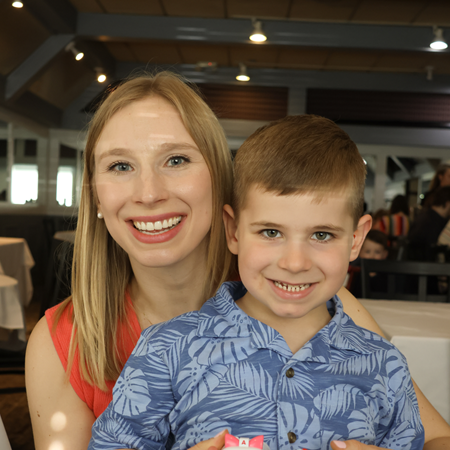 Mariah Engel and her son